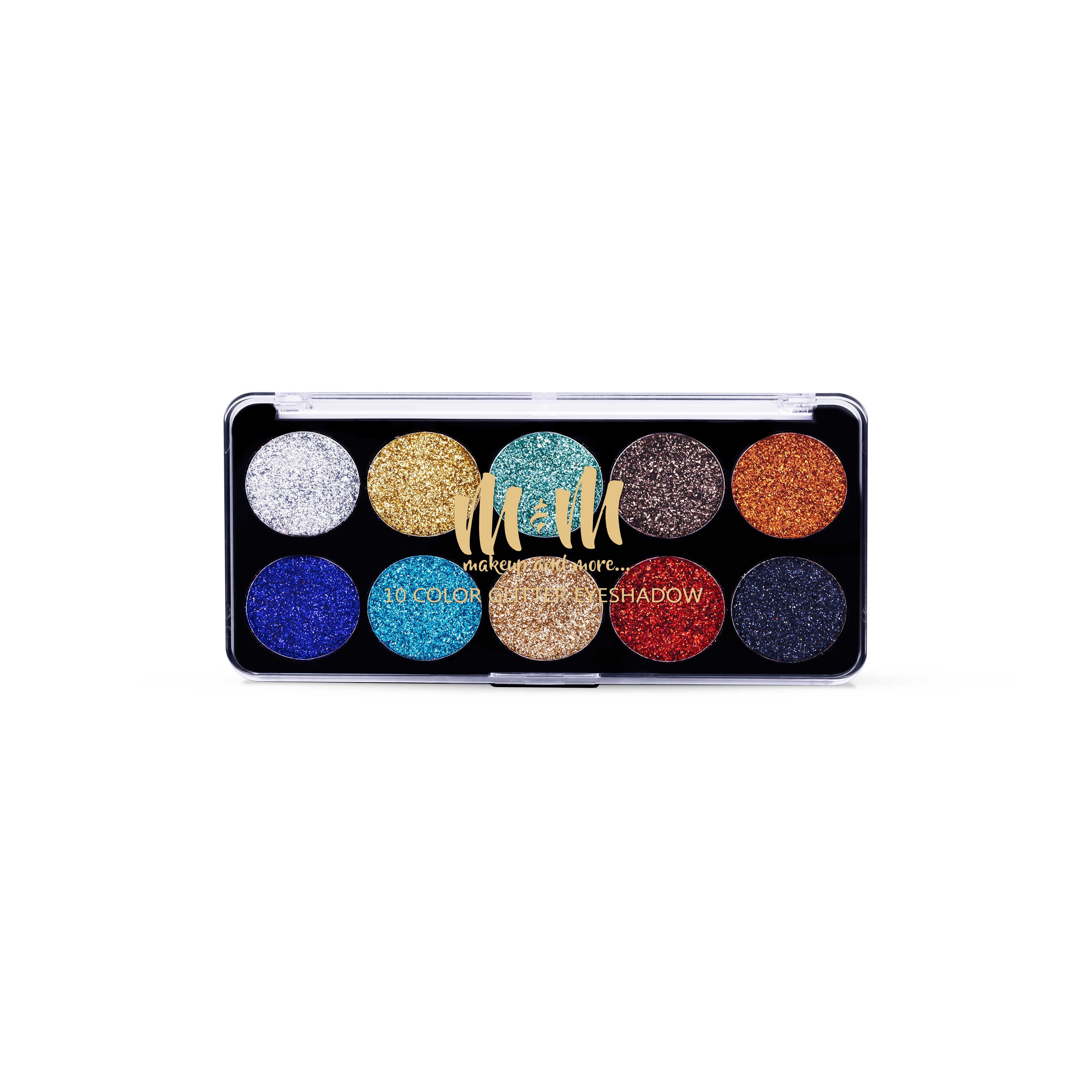 10 Color Glitter Eyeshadow
