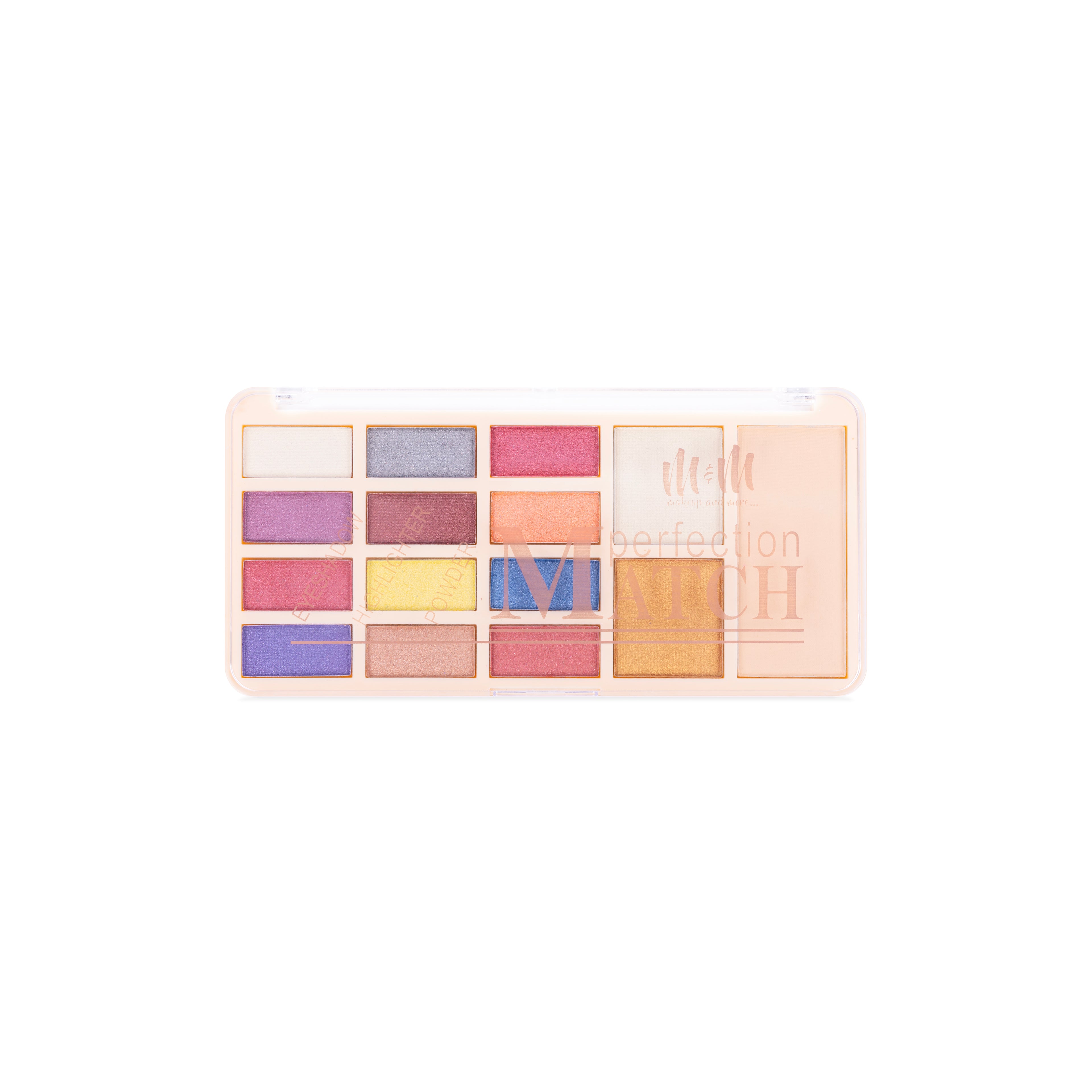 12 COLOR EYESHADOW + 2 COLOR + 1 COMPACT HIGHLIGHTER POWDER_2