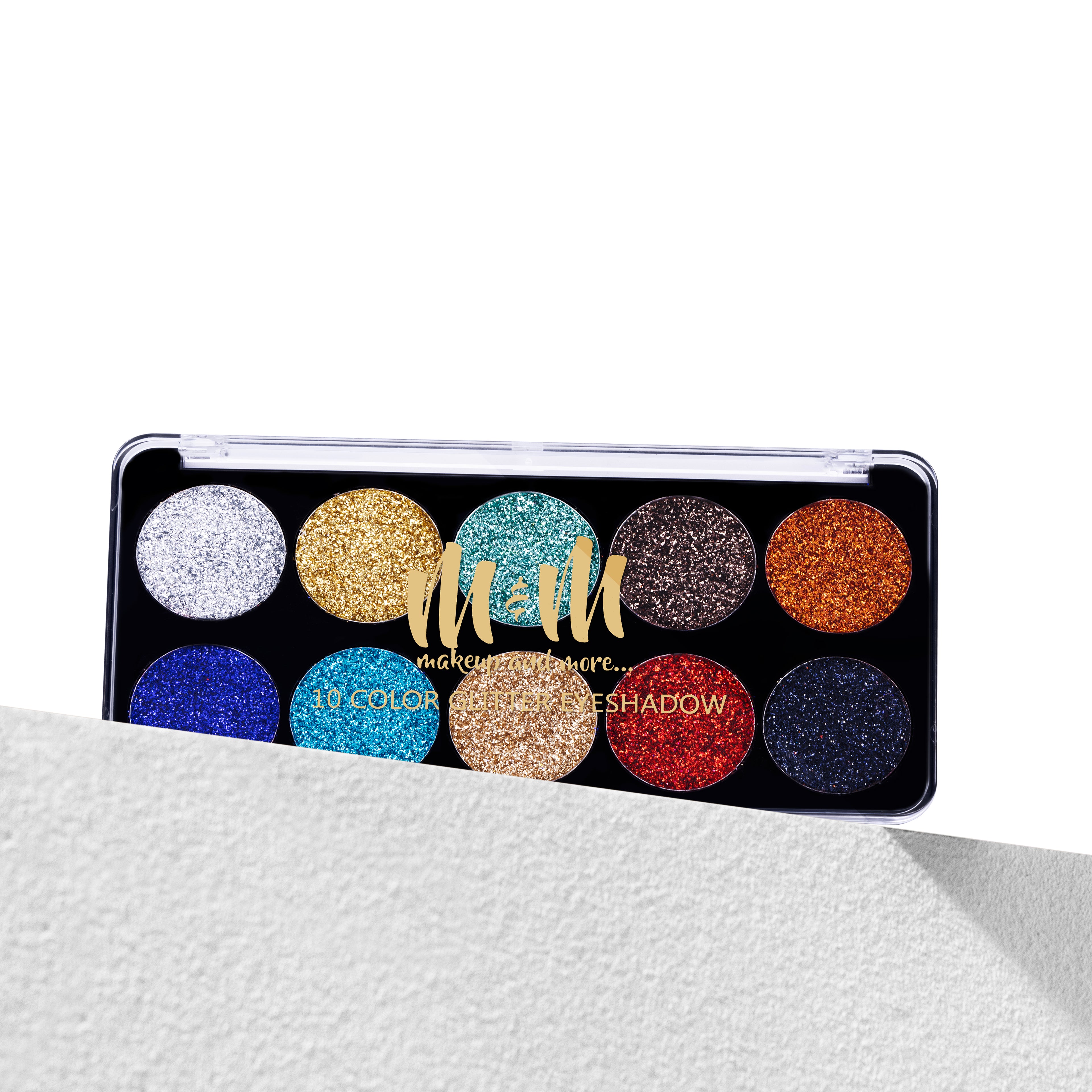 10 Color Glitter Eyeshadow