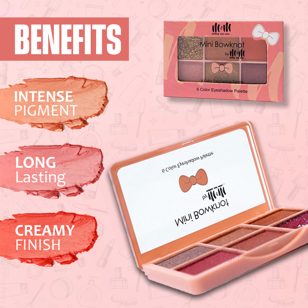 6 Color Eyeshadow Palate
