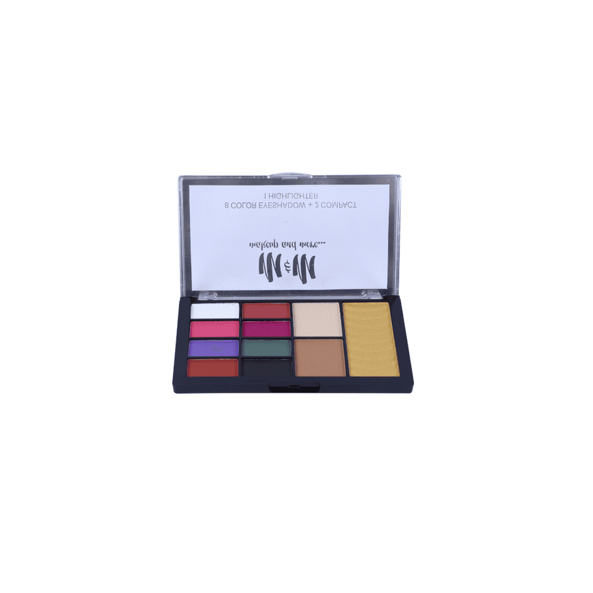 8 Color Eyeshadow + 2 Compact