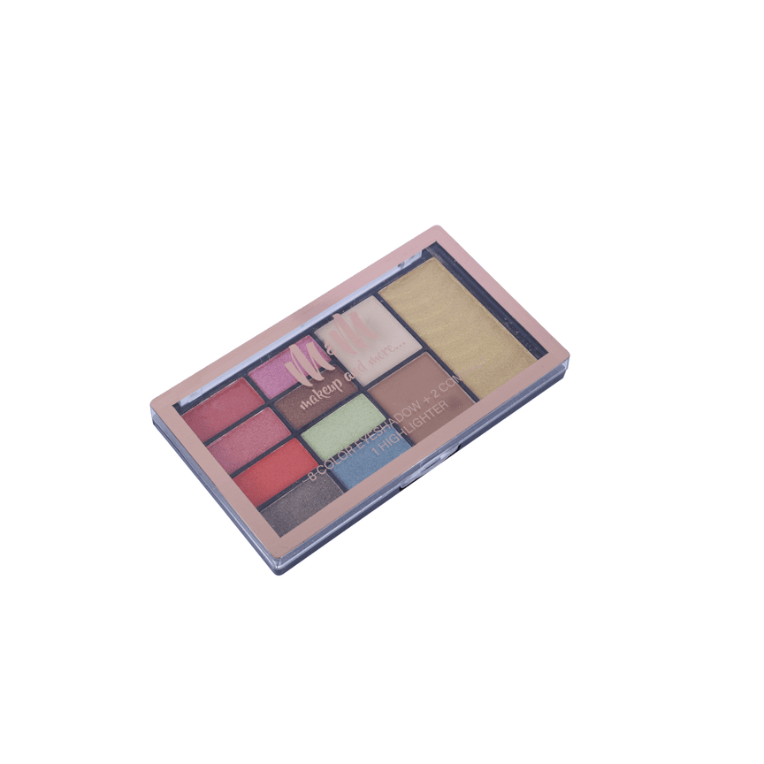 8 Color Eyeshadow + 2 Compact