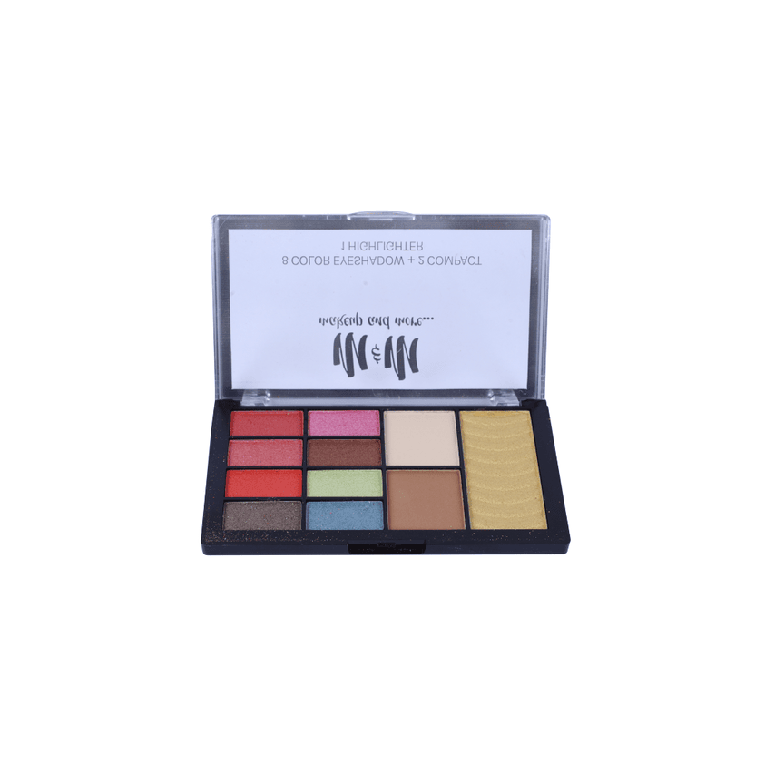 8 Color Eyeshadow + 2 Compact