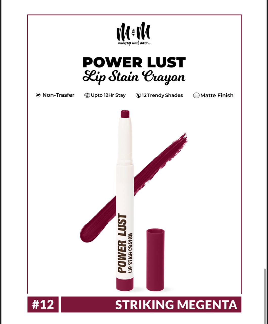 Power Lust Lip Stain Crayon