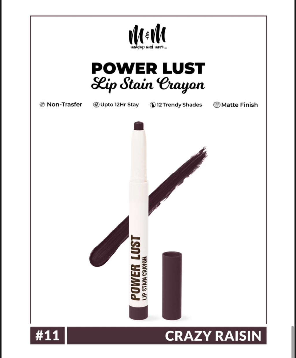 Power Lust Lip Stain Crayon