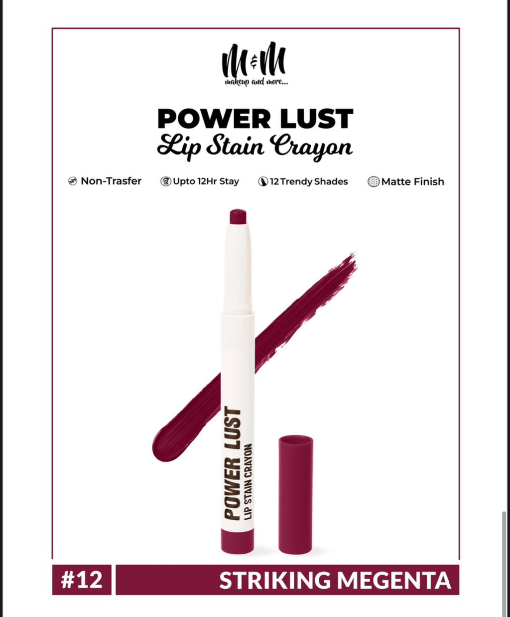 Power Lust Lip Stain Crayon
