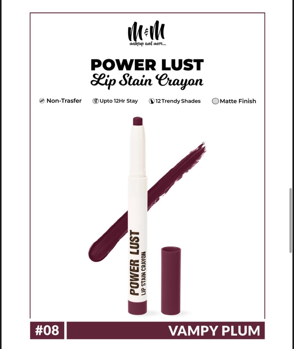 Power Lust Lip Stain Crayon