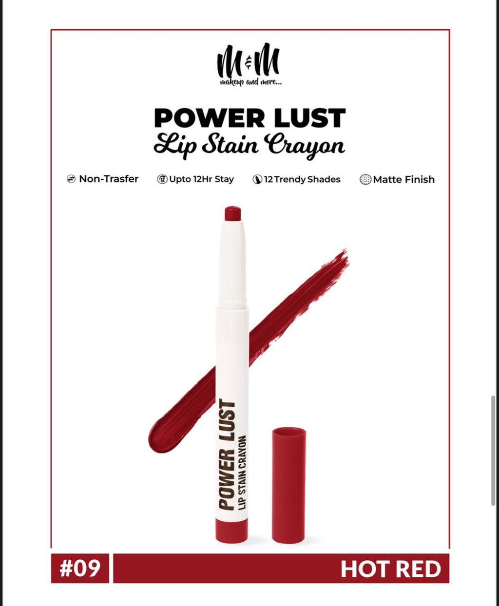Power Lust Lip Stain Crayon