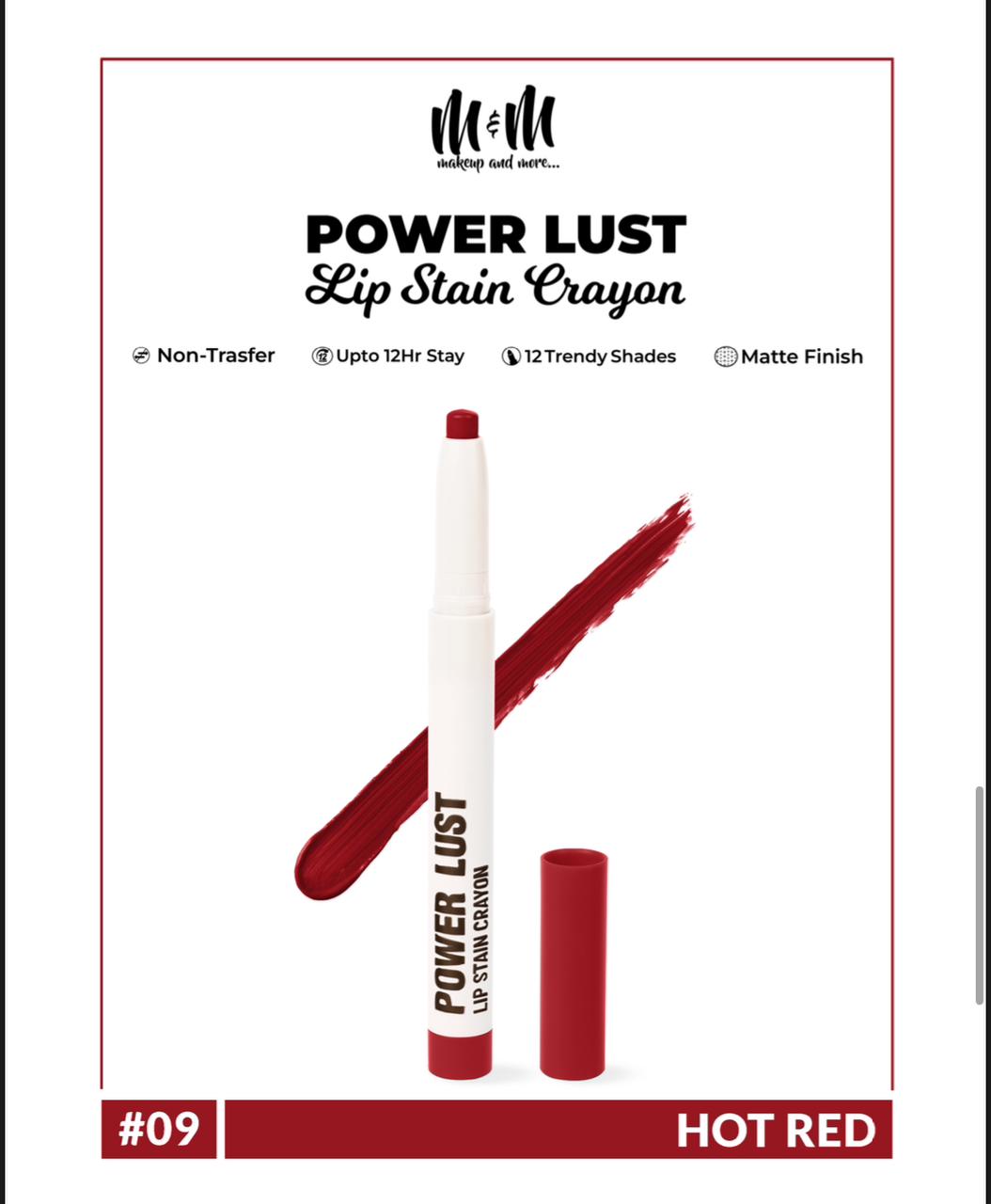 Power Lust Lip Stain Crayon