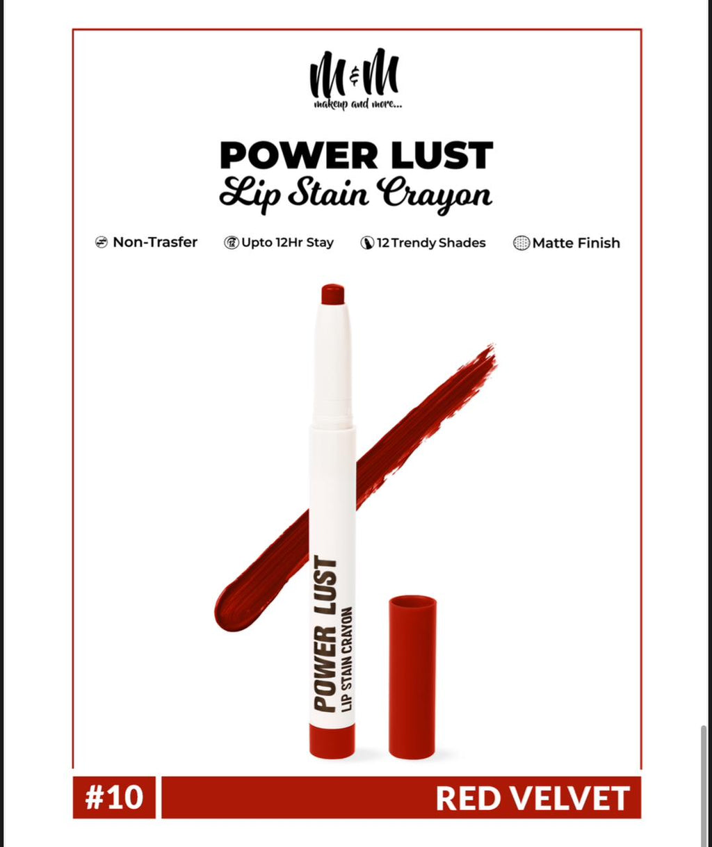 Power Lust Lip Stain Crayon