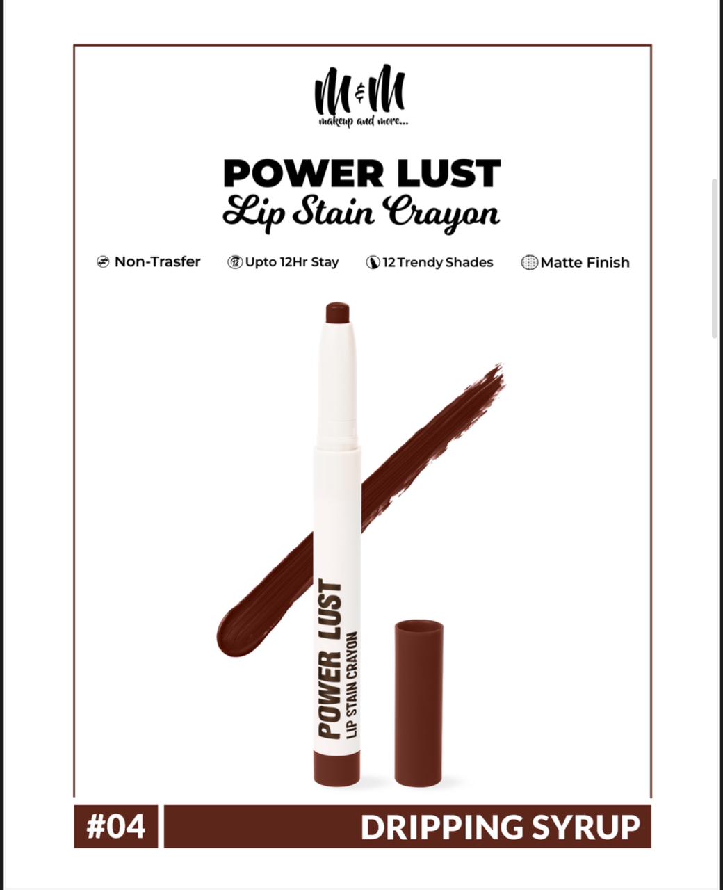 Power Lust Lip Stain Crayon