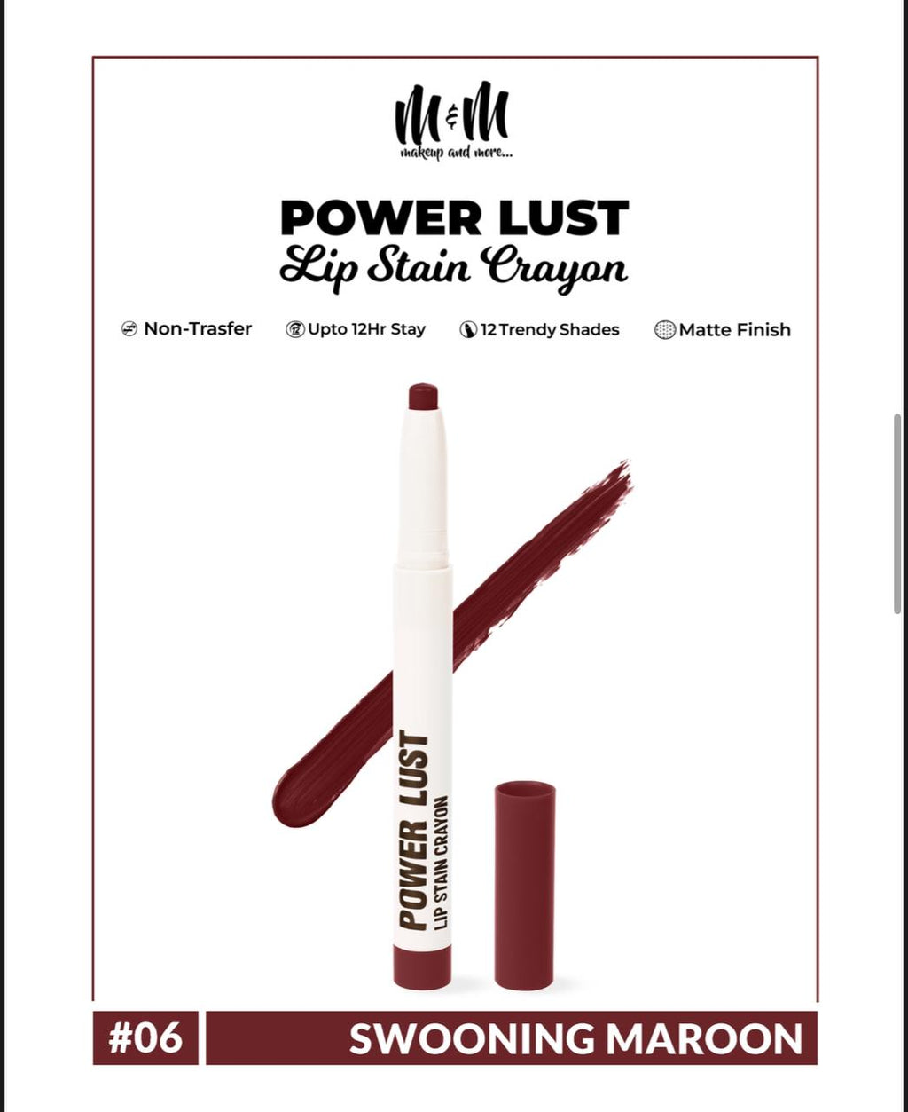 Power Lust Lip Stain Crayon