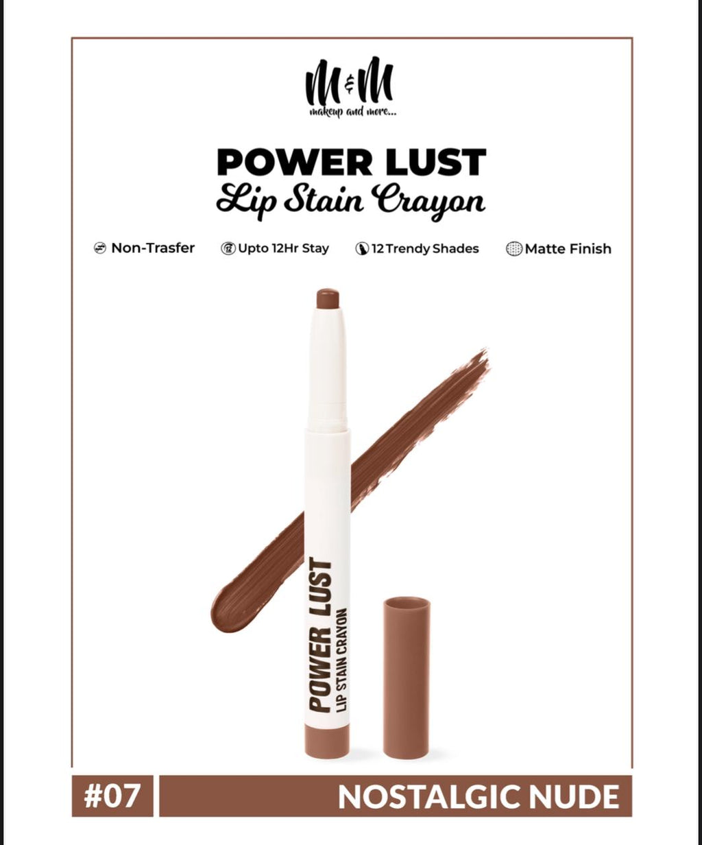 Power Lust Lip Stain Crayon