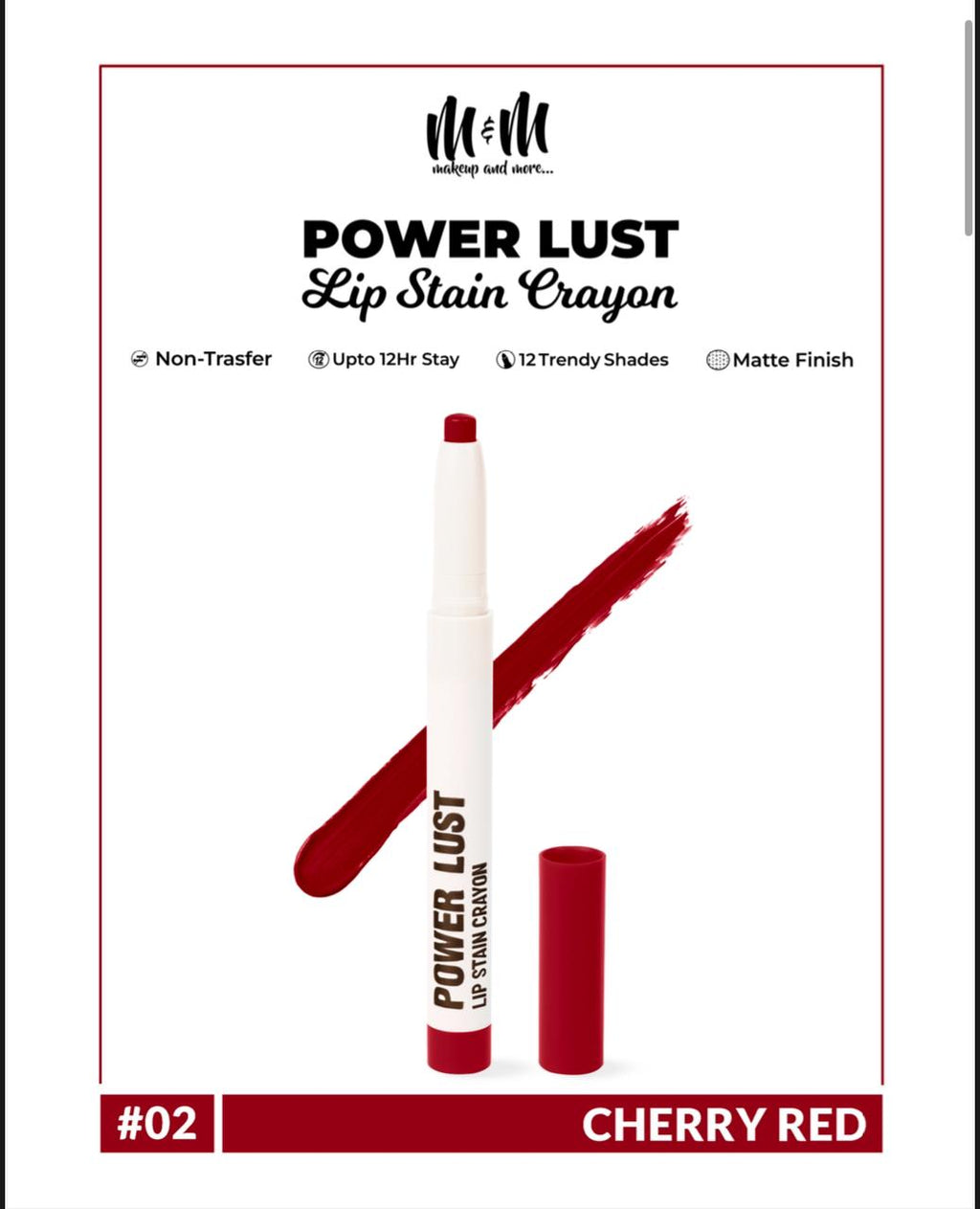 Power Lust Lip Stain Crayon