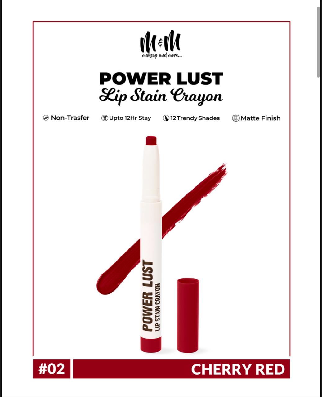 Power Lust Lip Stain Crayon
