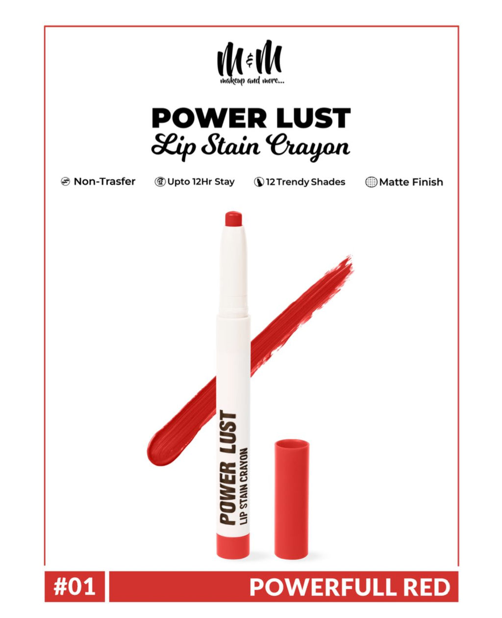 Power Lust Lip Stain Crayon