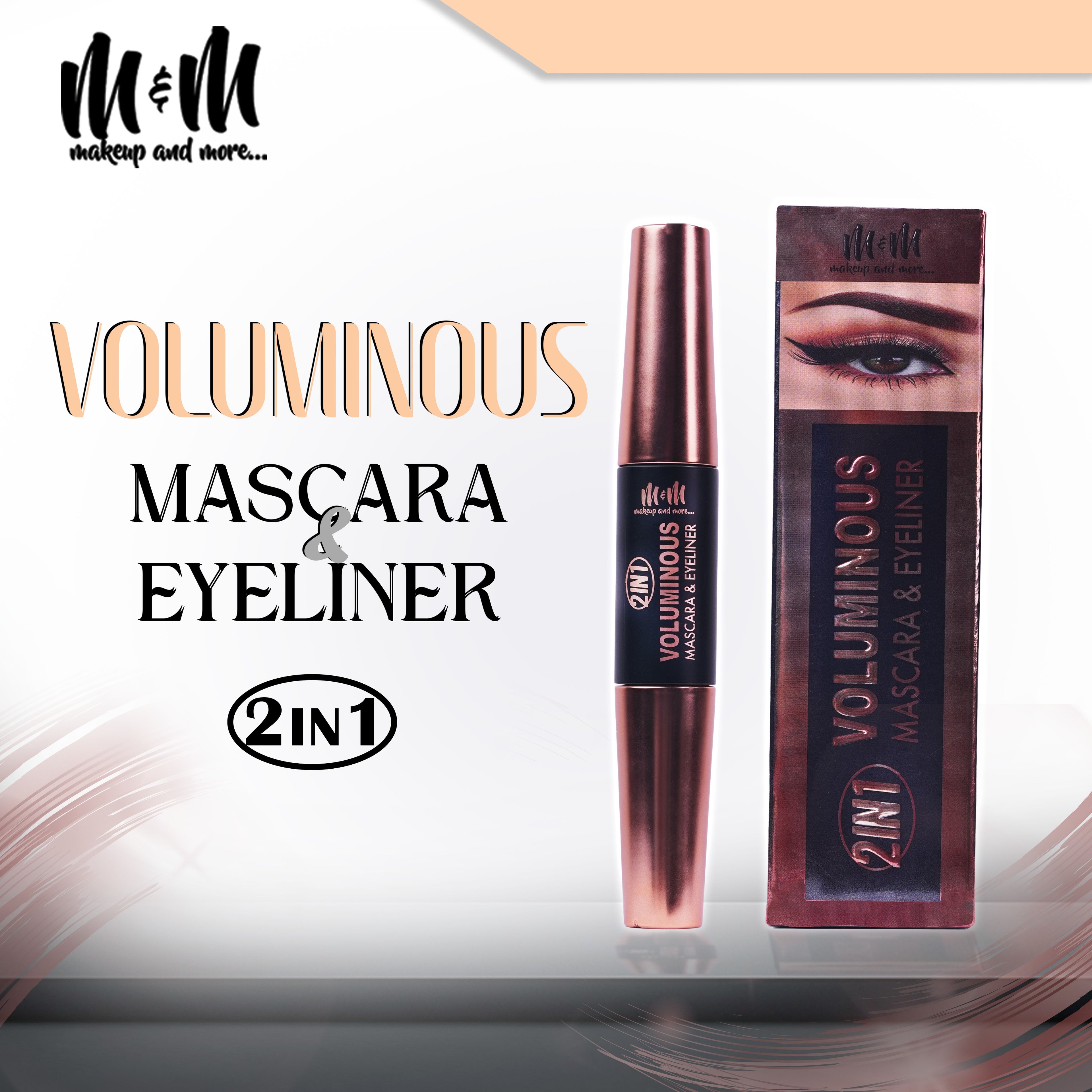 2 in 1 Voluminous Mascara and Eyeliner